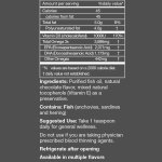 Super Omega 3 Fish Oil + Vit D lable